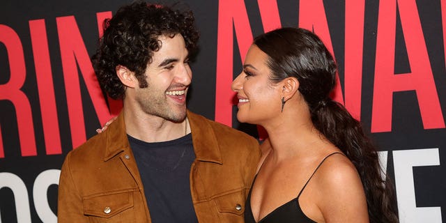 Darren Criss showed support for his former "Glee" co-star by attending the Broadway production of "Funny Girl" where she recently took over the role of Fanny Brice. 