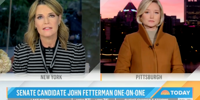NBC correspondent Dasha Burns told NBC anchor Savannah Guthrie that Democrat Senate candidate John Fetterman has 'difficult' time understanding small talk.