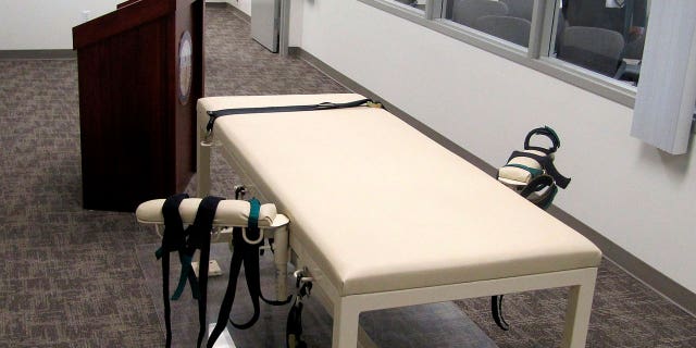 The execution chamber at the Idaho Maximum Security Institution in Boise, Idaho