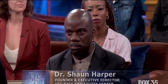 Executive Director of the USC Race and Equity Center, Shaun Harper, on an episode of Dr. Phil.