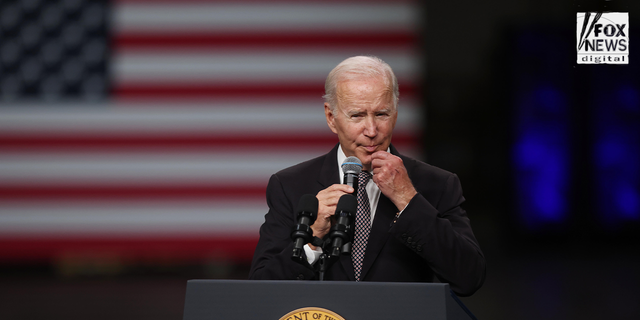 President Joe Biden visited the IBM facility in Poughkeepsie on Thursday.