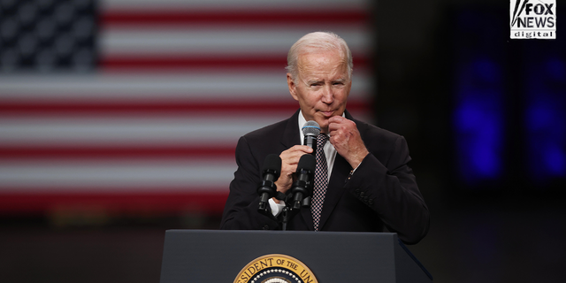 President Joe Biden visited the IBM facility in Poughkeepsie on Thursday.