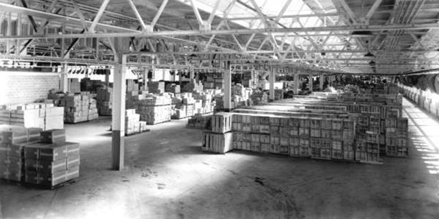The facility was later used as a parts distribution warehouse.