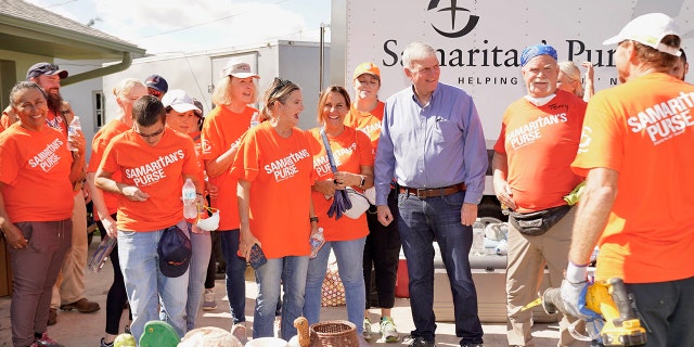 "We all have storms in life," said Rev. Franklin Graham, the evangelistic leader, "and we need an anchor that we can hold onto. That anchor is Jesus Christ."