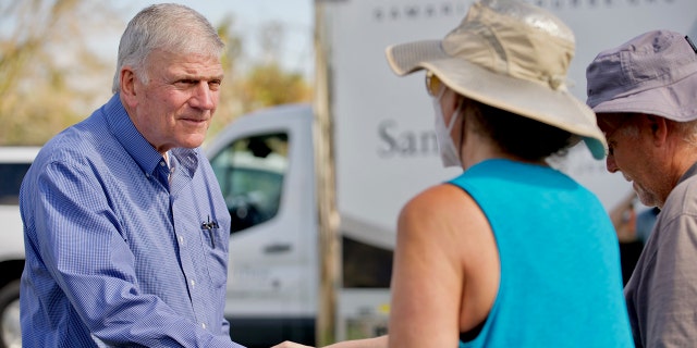 Samaritan's Purse, run by Rev. Franklin Graham, has been responding to Hurricane Ian's destruction across three locations in southwest Florida: Fort Myers, Englewood and Punta Gorda. Rev. Graham is shown on the ground in Florida this week, as his group and scores of volunteers help those in need. 