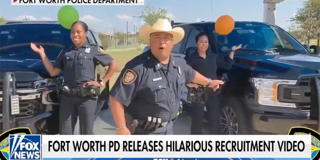 Officer Buddy Calzada played the role of a car-salesman in the newest recruitment video.