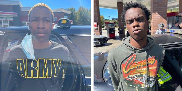 Kemare Bryan and Chandler Richardson were arrested in South Carolina.