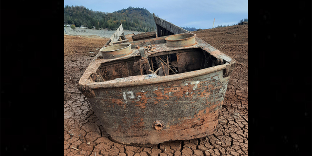 The boat surfaced in the fall of 2021 as lake levels went down, according to the U.S. Forest Service Shasta Trinity Unit.