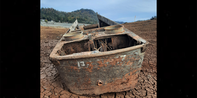 The boat surfaced in the fall of 2021 as lake levels went down, according to the U.S. Forest Service Shasta Trinity Unit.