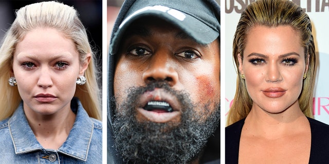 Celebrities Gigi Hadid, Khloe Kardashian and Hailey Bieber are fighting back against Kanye West.