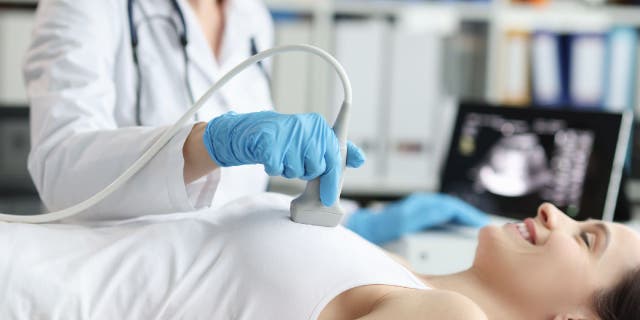 A breast ultrasound can be done to diagnose an underlying breast tumor.