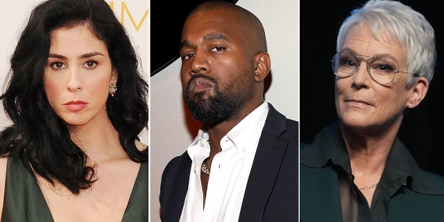 Sarah Silverman and Jamie Lee Curtis were two of the many Hollywood stars to speak out against Ye's since-deleted tweet posted Saturday night.