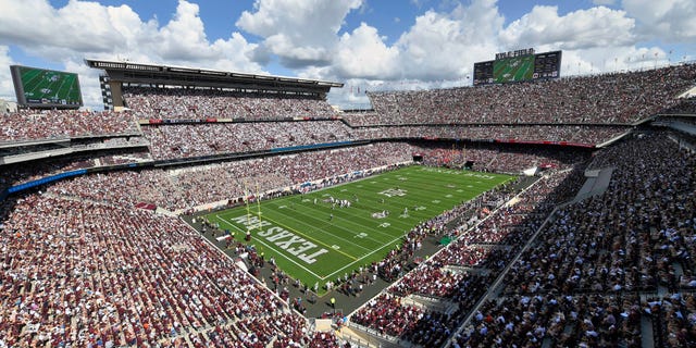 A view of Kyle Field during Texas A and M's game against Auburn in College Station, Texas, Sept. 21, 2019.