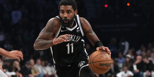 Nets’ Kyrie Irving Tells Biden to Get Brittney Griner Home 1 Kyrie Irving #11 of the Brooklyn Nets drives to the basket during the game against the New Orleans Pelicans on October 19, 2022, at Barclays Center in Brooklyn, New York.