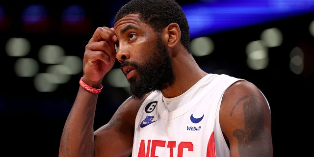 Kyrie Irving was asked twice Thursday, Nov. 3, 2022, whether he holds antisemitic beliefs and answered the question the same way, according to the New York Post.