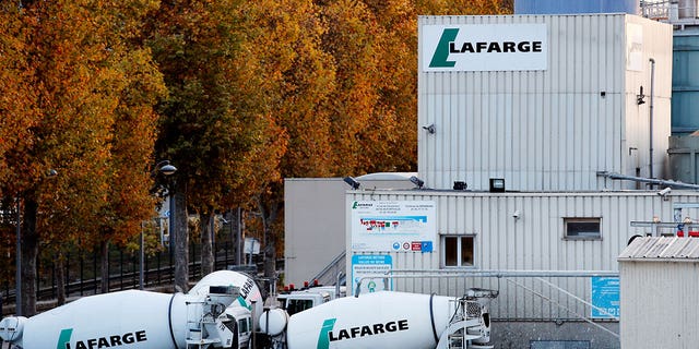 A site of cement maker Lafarge is pictured in Paris, Nov. 14, 2017.