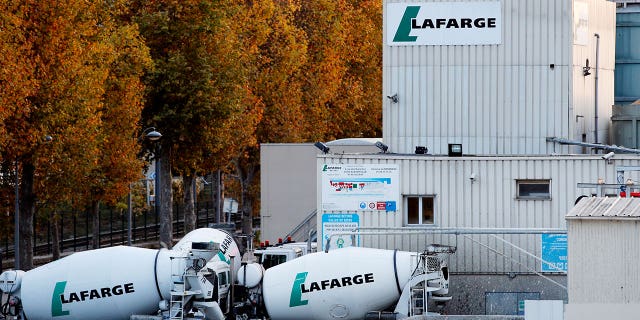 A site of cement maker Lafarge is pictured in Paris, Nov. 14, 2017.