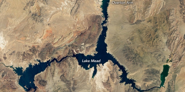 Lake Mead was measured at just 35% capacity in late August, according to NASA.