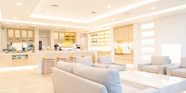 The inside of each shop is meant to be pleasing aesthetically to customers.