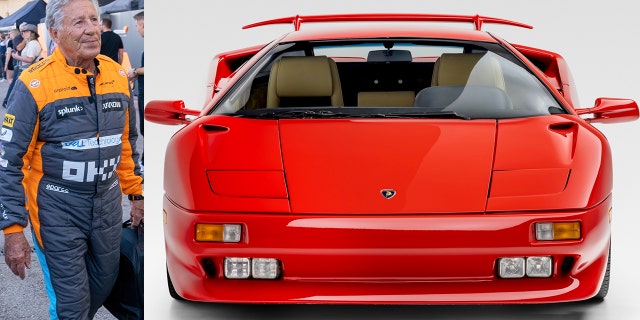 Andretti was the first owner of this 1991 Lamborghini Diablo.