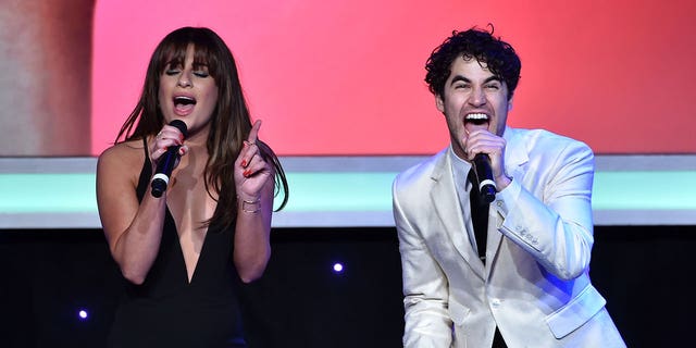 Lea Michele and Darren Criss have both performed on Broadway though their careers. 