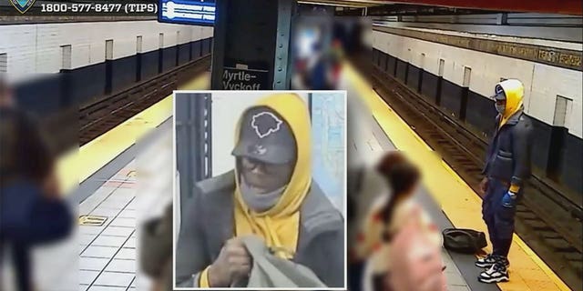 NYPD is looking for a man accused of pushing a stranger onto subway tracks in Brooklyn. The disturbing incident was caught on camera.