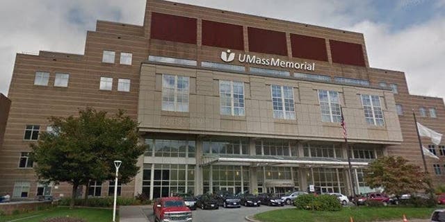 Una imagen de Google Earth muestra el Centro Médico UMass Memorial en Worcester, Massachusetts.