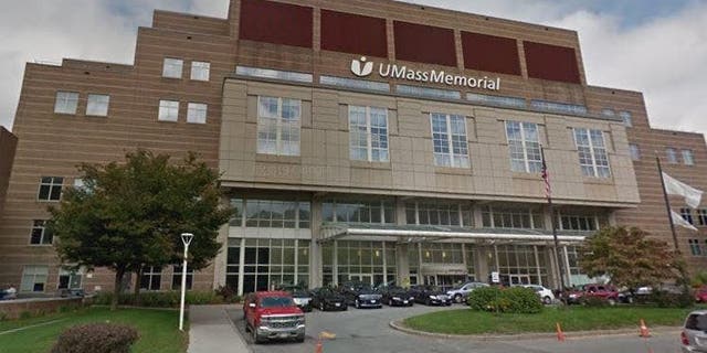 A Google Earth image shows the UMass Memorial Medical Center in Worcester, Mass.