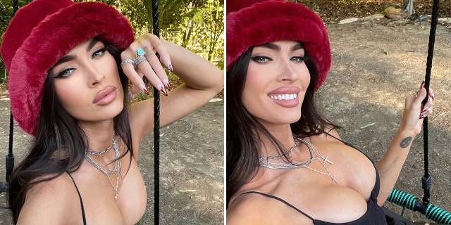 Megan Fox took to Instagram to share a series of selfies, captioning her carousal of pictures as "Pick me energy."