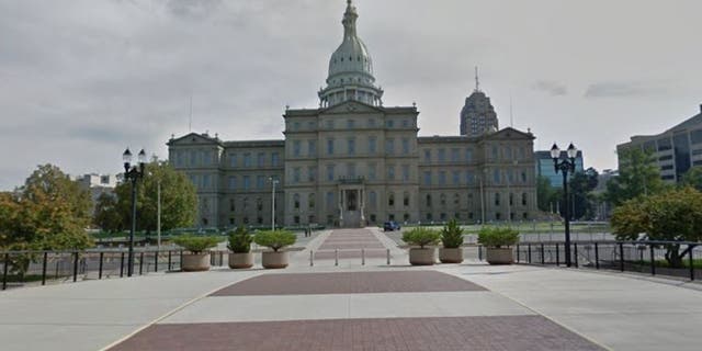 Front of Michigan State Capitol Building