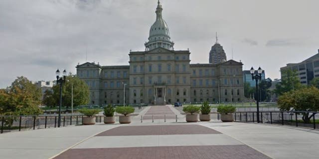 Front of Michigan State Capitol Building