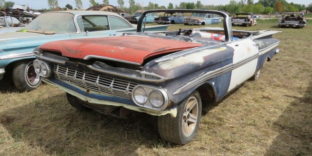 Milan has around 90 Chevrolets from 1959 and 1960.