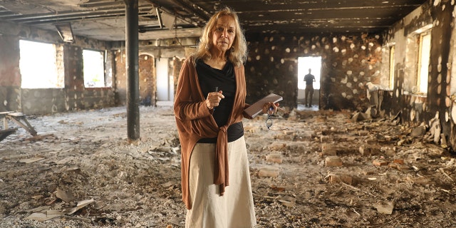 Mitzi Perdue is shown during a recent trip to Ukraine. "The brave Ukrainian women … will not let their spirits be crushed," she wrote in a recent op-ed published by Fox News.