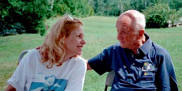 Mitzi Perdue pictured with Frank Perdue in New Hampshire. Frank Perdue famously pitched his own product on TV in the 1970s with the line, "It takes a tough man to make a tender chicken." He died in 2005.