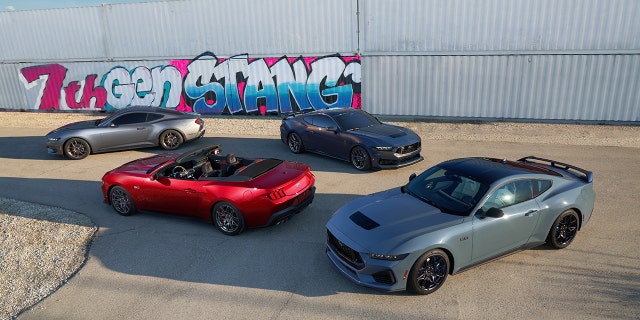 The 2024 Mustang will be available in coupe and convertible styles.