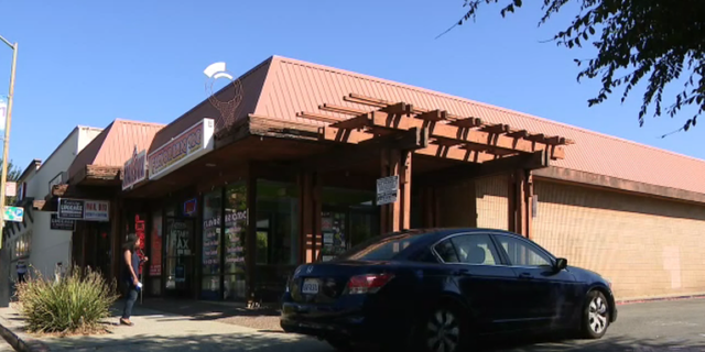 Suspects rammed their car into Flavor Brigade's storefront five months before the latest robbery.