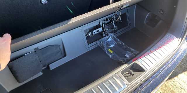 The Palisade has a generous wheelbarrow underfloor storage compartment.