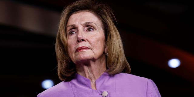 U.S. House Speaker Nancy Pelosi (D-CA) alongside members of the Congressional Delegation who recently traveled to the Indo-Pacific Region attends a press conference in the U.S. Capitol Building on August 10, 2022 in Washington, DC.