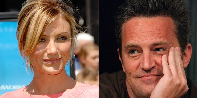 Matthew Perry claims in his upcoming memoir that Cameron Diaz hit him in the face during a group date.