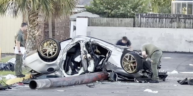 Three teens crashed a stolen Maserati in Florida around 3:30 am on Sunday, according to the Pinellas County Sheriff's Office. 