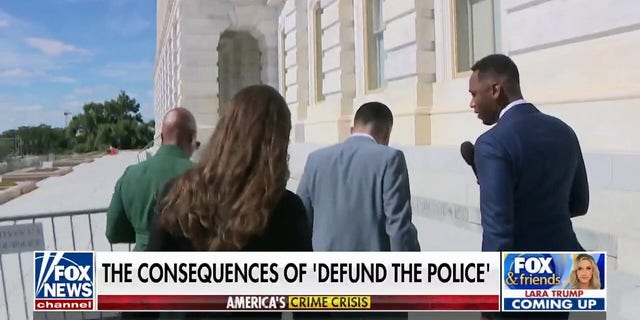 Fox News' Gianno Caldwell asks Rep. Ayanna Pressley about America's crime crisis.