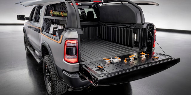 The RamPack expands the storage capability of a Ram 1500 truck.