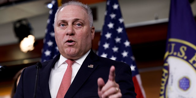 House Republican Whip Steve Scalise, R-La., said that gas prices are still up 60% from when Biden first took office last year.