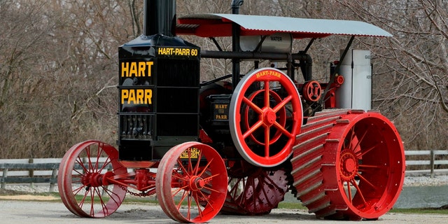 The 1913 hart-Parr 30-60 sat unused on a farm for 70 years.