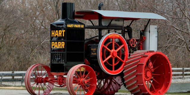 The 1913 hart-Parr 30-60 sat unused on a farm for 70 years.