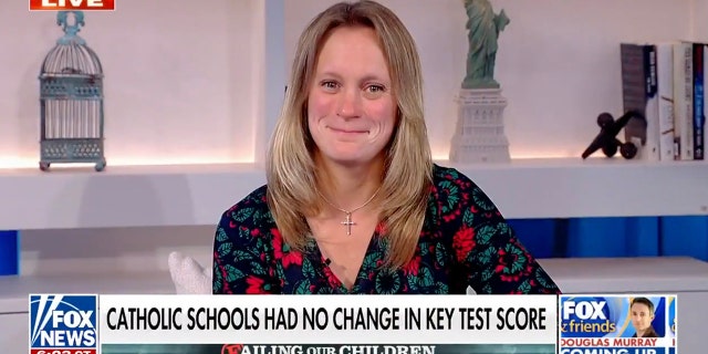 New York mom Laura Camisa, appearing on "Fox and Friends" this week, said her two daughters are now enrolled at St. Joseph the Worker Catholic Academy in Brooklyn.