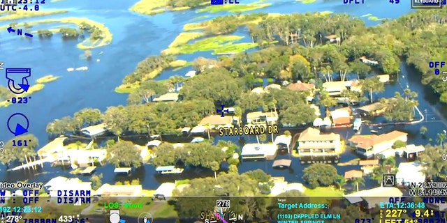 The Seminole County Sheriff's Office shared video of severe flooding near Mullet Lake on Oct. 4.