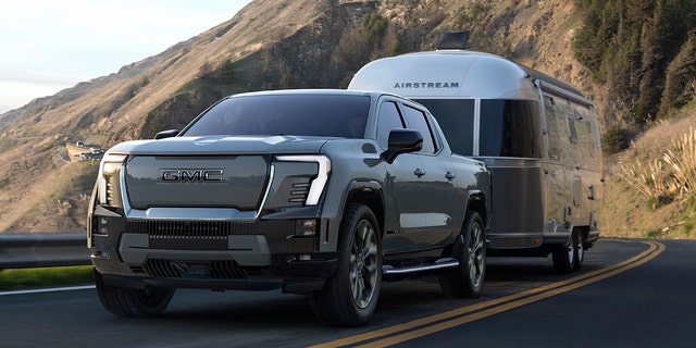 The GMC Sierra EV Denali can tow up to 9,500 pounds.