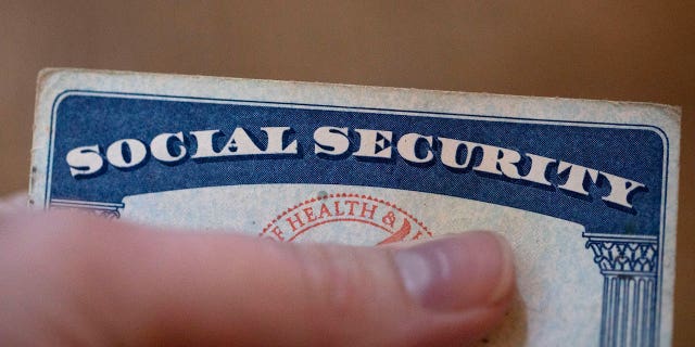 A Social Security card.