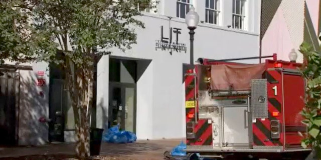 A look outside the LIT Cigar and Martini Lounge on Franklin Street in Tampa where one was killed, six injured after a shooting in October 2022.